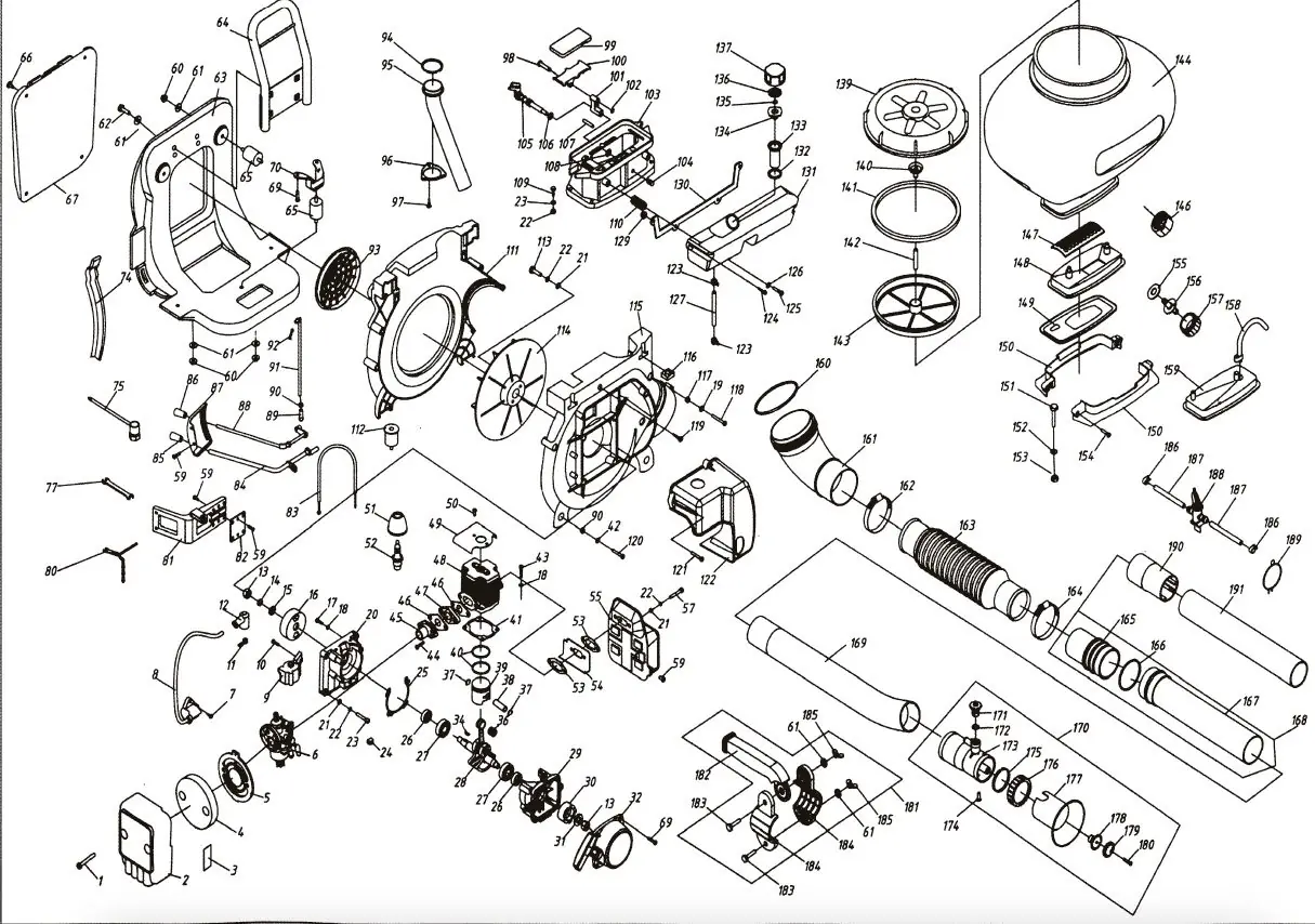 З/Ч для бенз. опрыскивателя HT-SP4T50 Сопло распылителя(пластик)