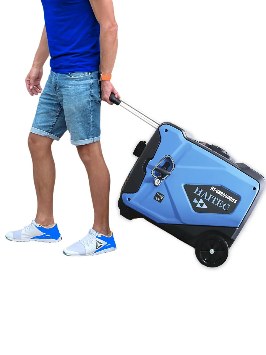 Генератор бензиновый HAITEC HT-GBС5500IES 5500 Вт инверторный кемпинговый с электростартом