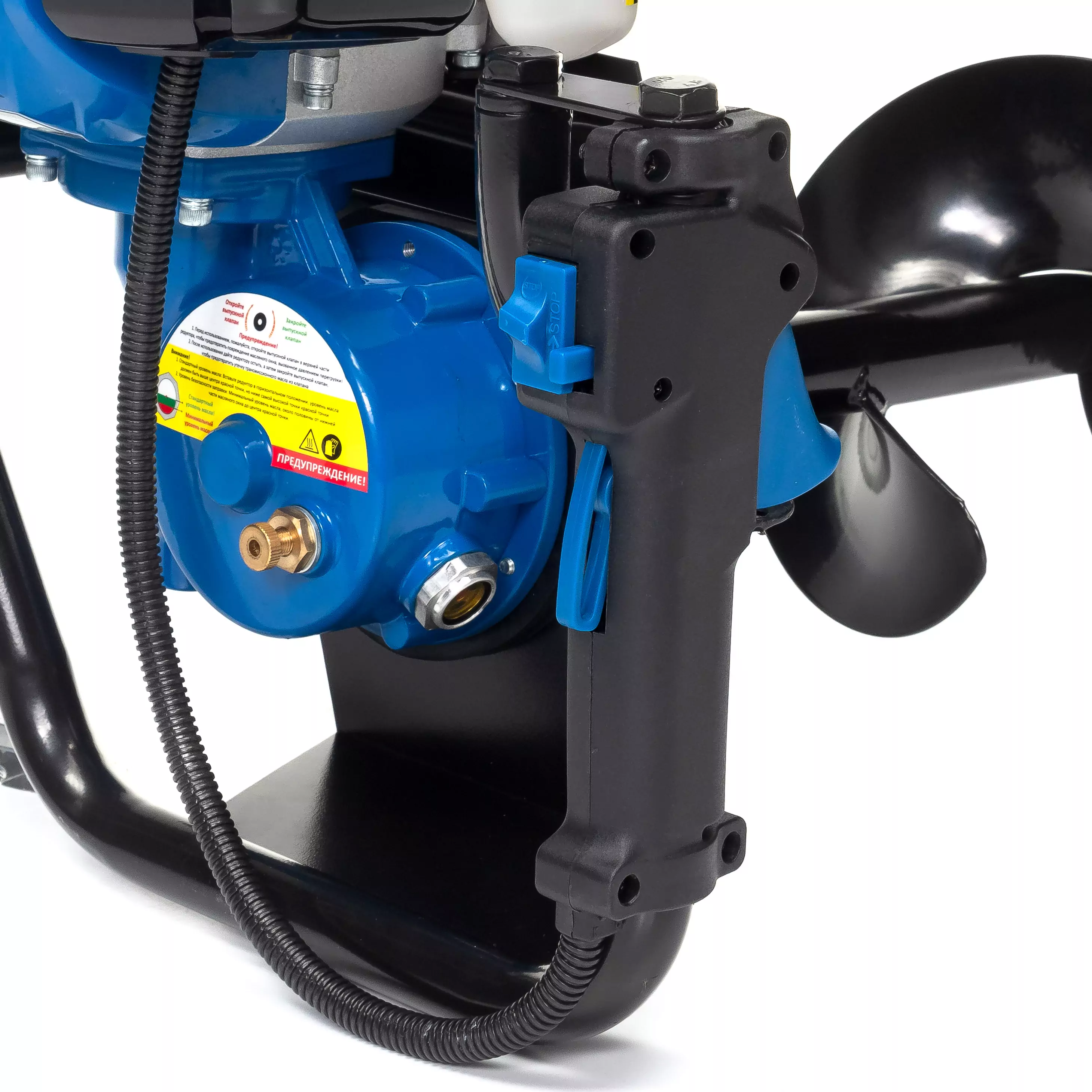 Мотобур  HAITEC HT-MB162-3  3,5 л.с. с комплектом шнеков 100/150/200 мм и окном контроля уровня масла в редукторе