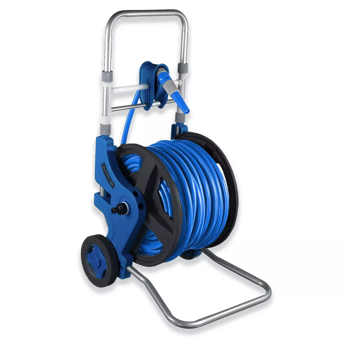 Катушка со шлангом с системой равномерной намотки HAITEC HT-WS45, 45м