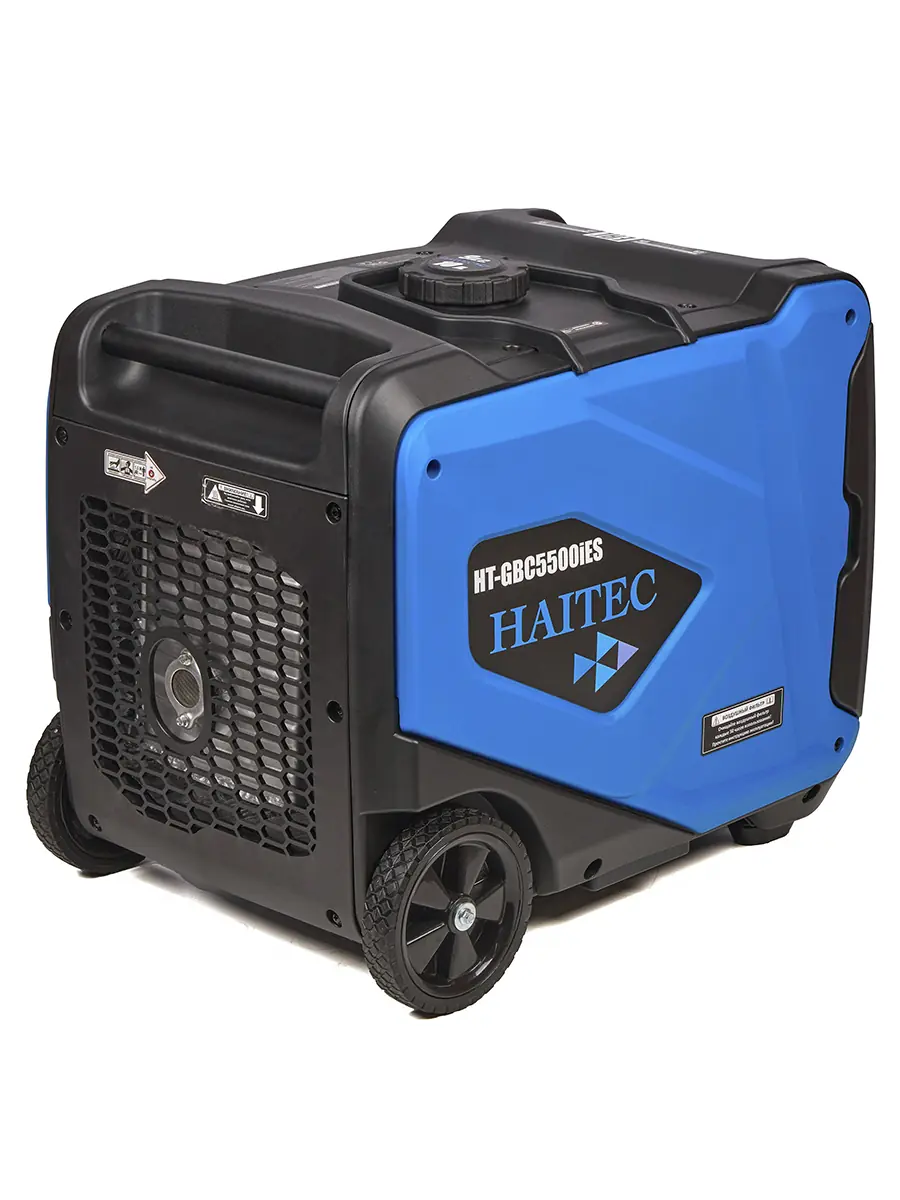 Генератор бензиновый HAITEC HT-GBС5500IES 5500 Вт инверторный кемпинговый с электростартом Генератор бензиновый HAITEC HT-GBС5500IES 5500 Вт инверторный кемпинговый с электростартом