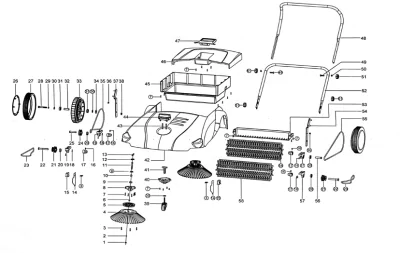 З/Ч для подметальной машины HT-MKM80 Ремень Ø6x880 мм (резина)