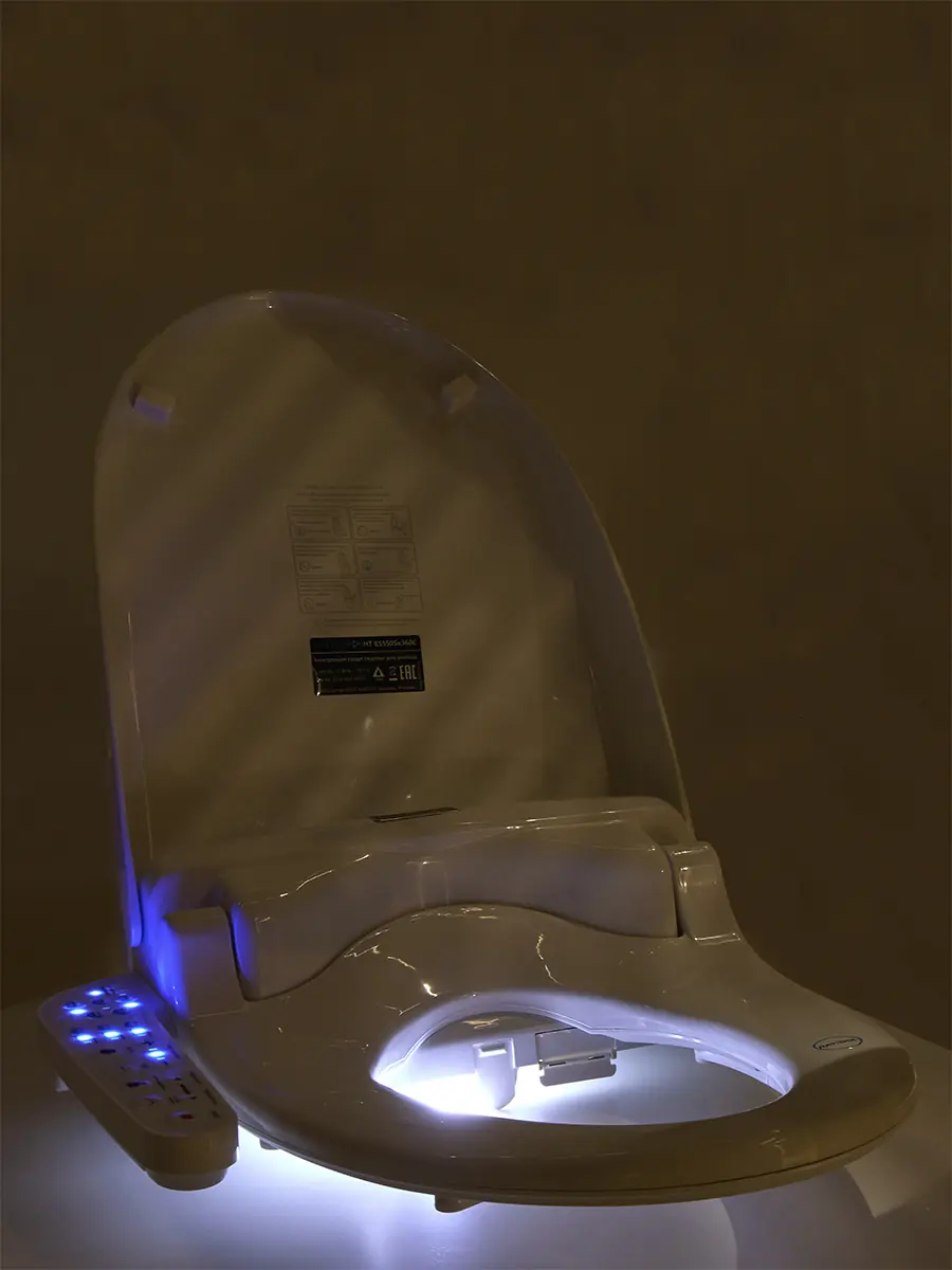 Умная крышка для унитаза HAITEC HT-ESS505x360C с функцией биде и пультом ДУ
