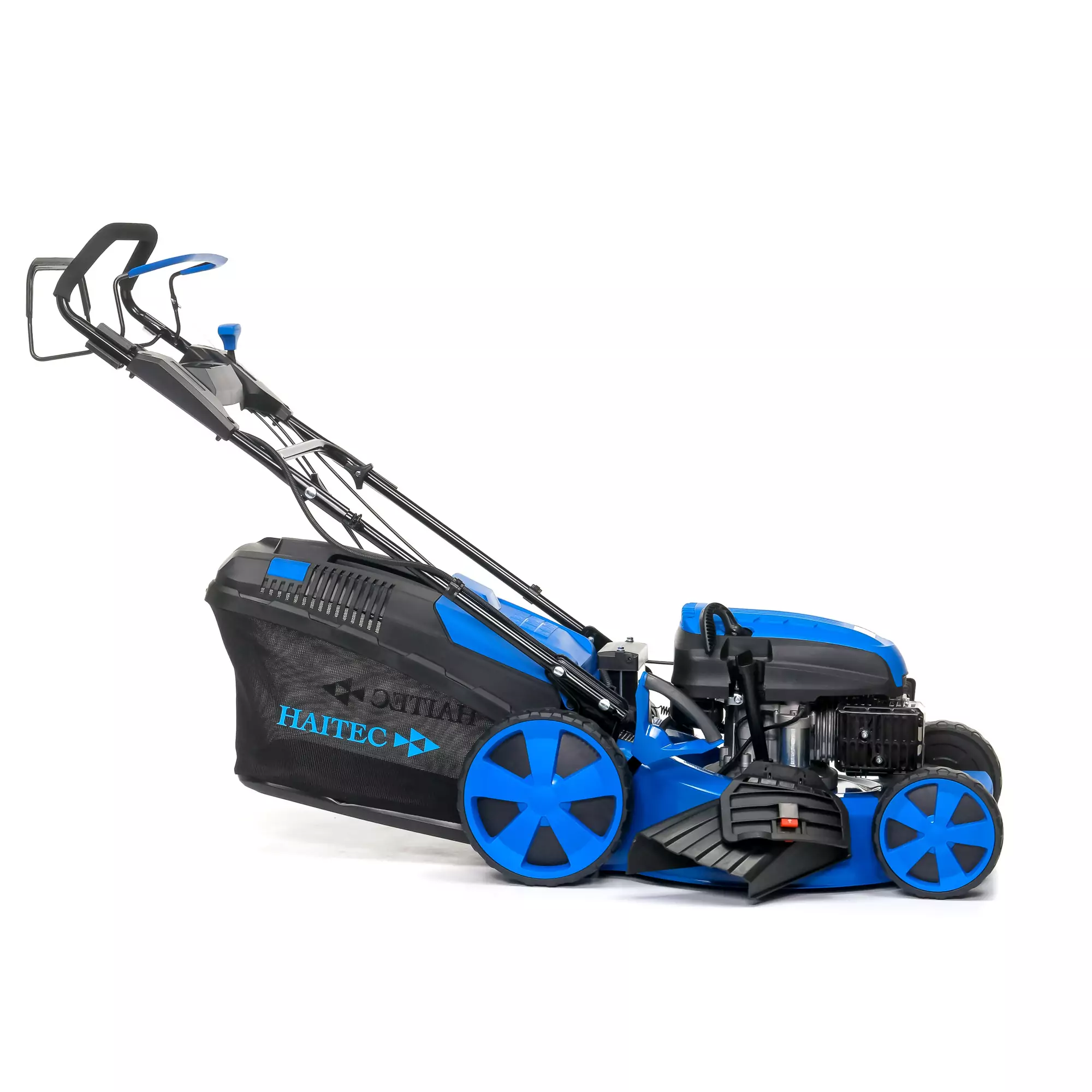 Газонокосилка HAITEC HT-RM462ES с электростартером, самоходная с регулировкой скорости, мульчирующая, 3,5 л.с. + запасной нож