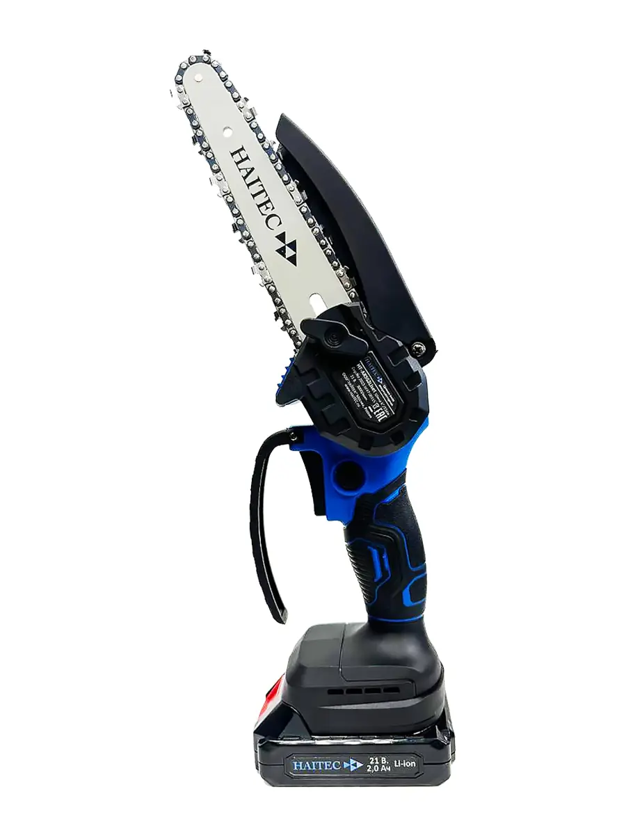 Цепная мини-пила HAITEC HT-AKS61Li с аккумулятором 2 Ач