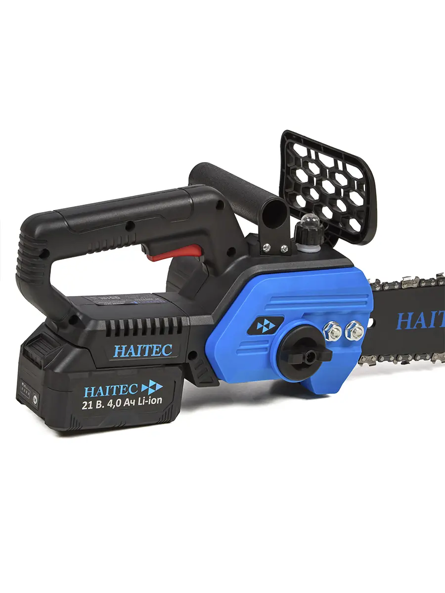 Пила цепная аккумуляторная HAITEC HT-AKS121Li 4 А/ч 21В