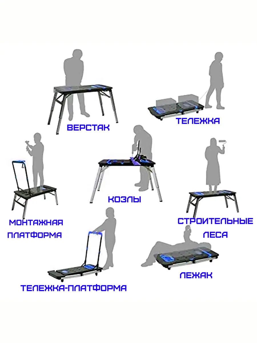 Верстак многофункциональный 7 в 1 HAITEC HT-AT139