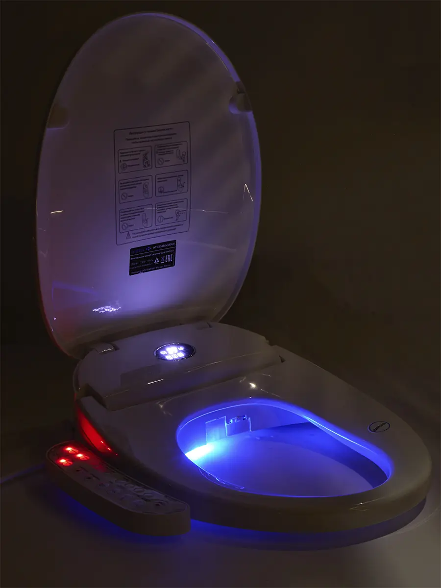 Умная крышка для унитаза HAITEC HT-ESS480x380UV с функцией биде Умная крышка для унитаза HAITEC HT-ESS480x380UV с функцией биде