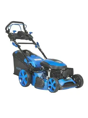 Газонокосилка HAITEC HT-RM532ES с электростартером, самоходная с регулировкой скорости, мульчирующая, 6,5 л.с. + запасной нож