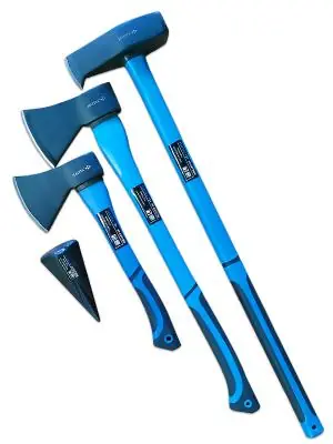 Набор из 3 топоров + клин HAITEC HT-AXT4set 1.3 кг, 1.75 кг, 3.8 кг + 1.8кг (фибергласс) Набор из 3 топоров + клин HAITEC HT-AXT4set 1.3 кг, 1.75 кг, 3.8 кг + 1.8кг (фибергласс)