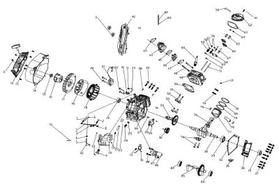 З/Ч двиг. бенз генератора HT-GBR8000IES Палец поршневой (сталь)