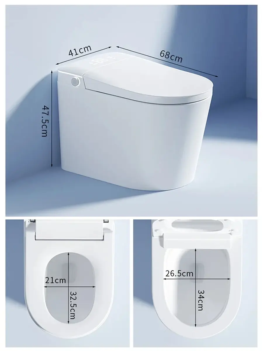 Смарт унитаз HAITEC HT-EST418E автоматизированный с встроенным бачком