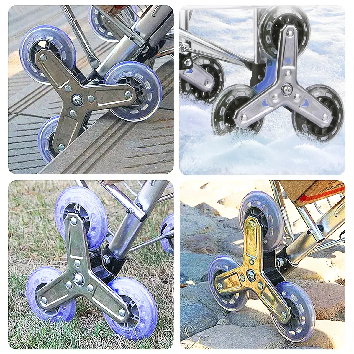 Сумка-тележка складная хозяйственная  HAITEC HT-СТ20B, грузоподъемность 20 кг