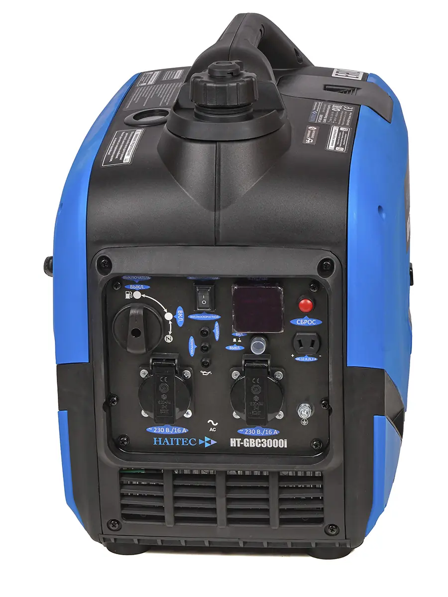 Генератор бензиновый HAITEС HT-GBС3000I 3000 Вт инверторный кемпинговый Генератор бензиновый HAITEС HT-GBС3000I 3000 Вт инверторный кемпинговый