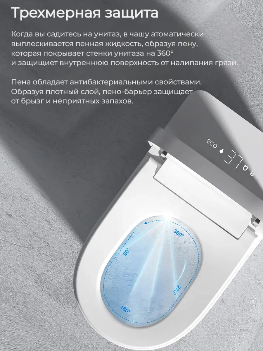 Унитаз смарт HAITEC HT-EST963E