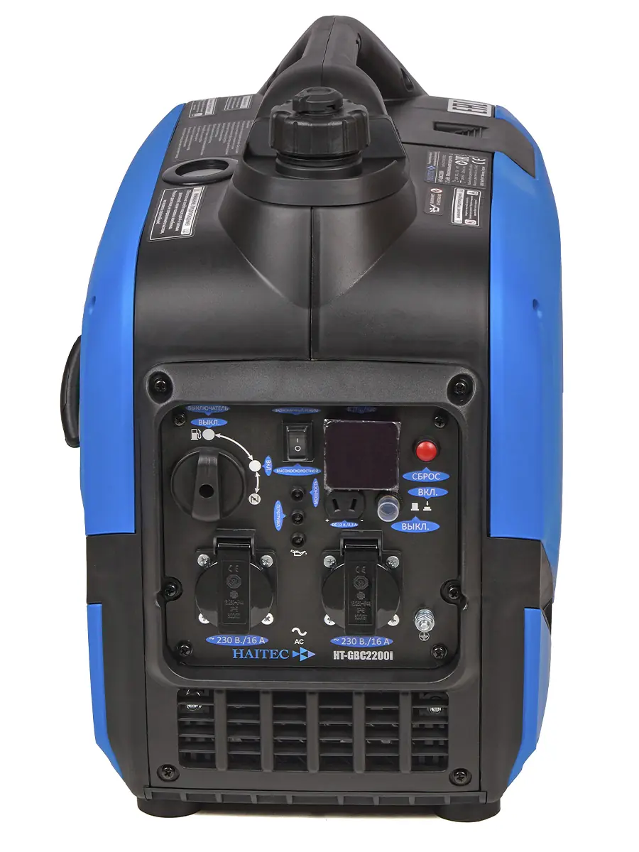 Генератор бензиновый HAITEС HT-GBС2200I 2200 Вт инверторный кемпинговый Генератор бензиновый HAITEС HT-GBС2200I 2200 Вт инверторный кемпинговый