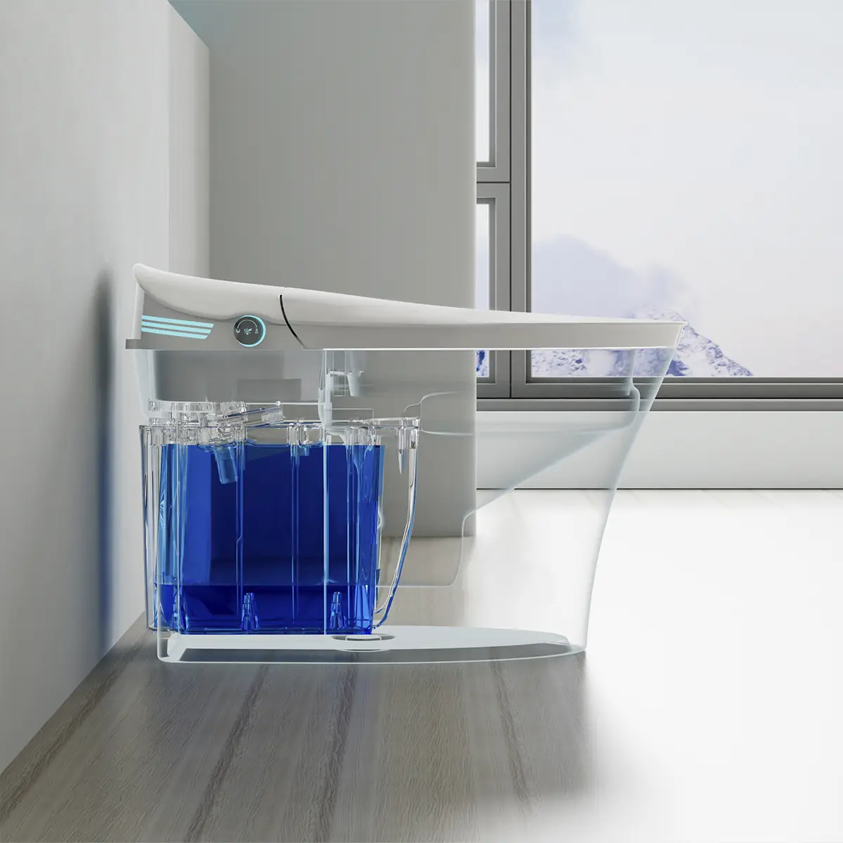 Смарт унитаз HAITEC HT-ESTA06 электронный автоматизированный 