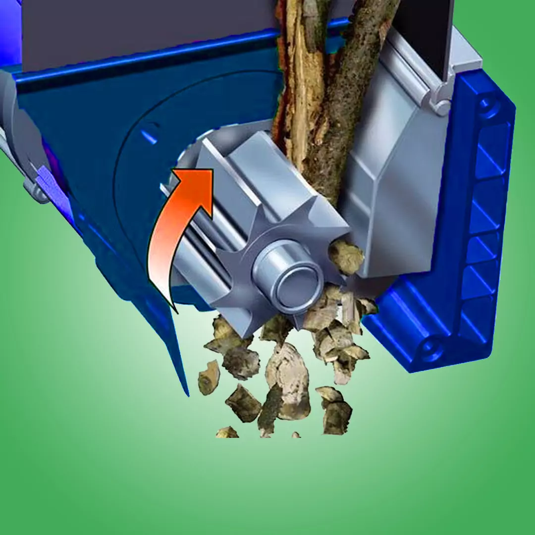 Измельчитель садовый HAITEC HT-EGH145 инверторный, бесщеточный 3000 Вт