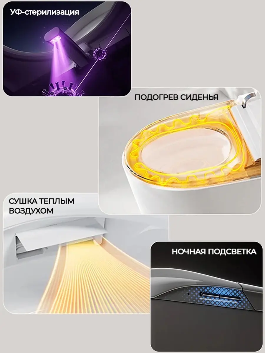 Унитаз смарт HAITEC HT-ESTE5E