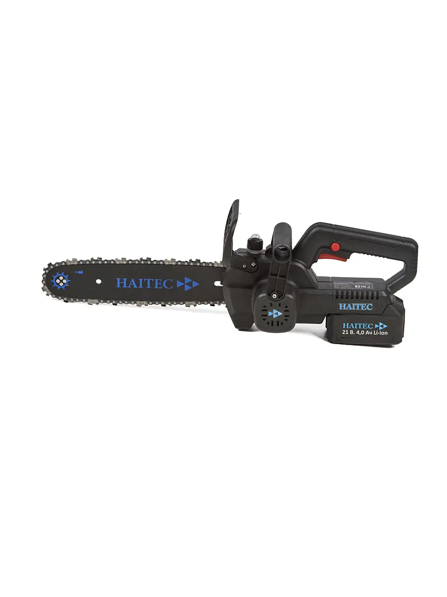 Пила цепная аккумуляторная HAITEC HT-AKS121Li 4 А/ч 21В