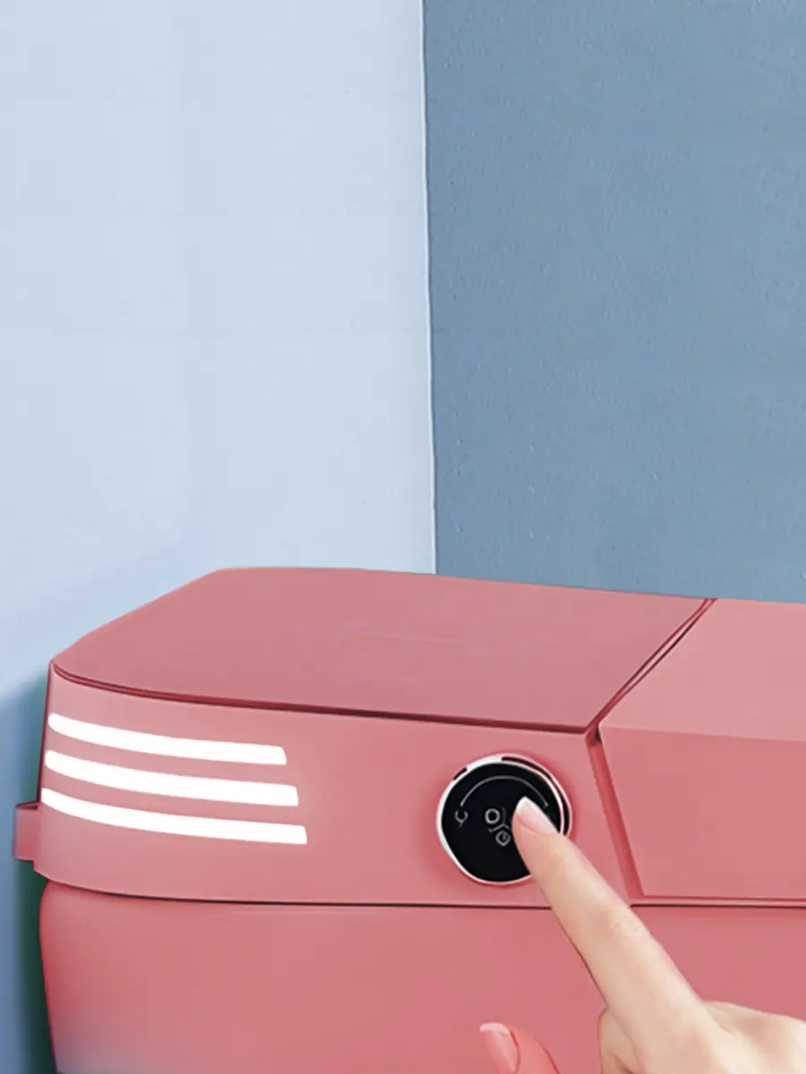 Смарт унитаз HAITEC HT-ESTA101 PINK автоматизированный с встроенным бачком