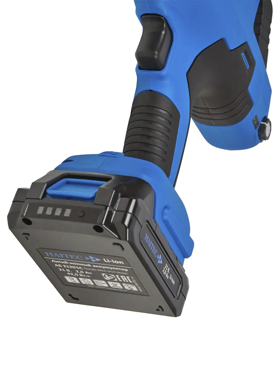 Пистолет для герметика аккумуляторный HAITEC HT-ADS40 21V Li-Ion 1x2Ah