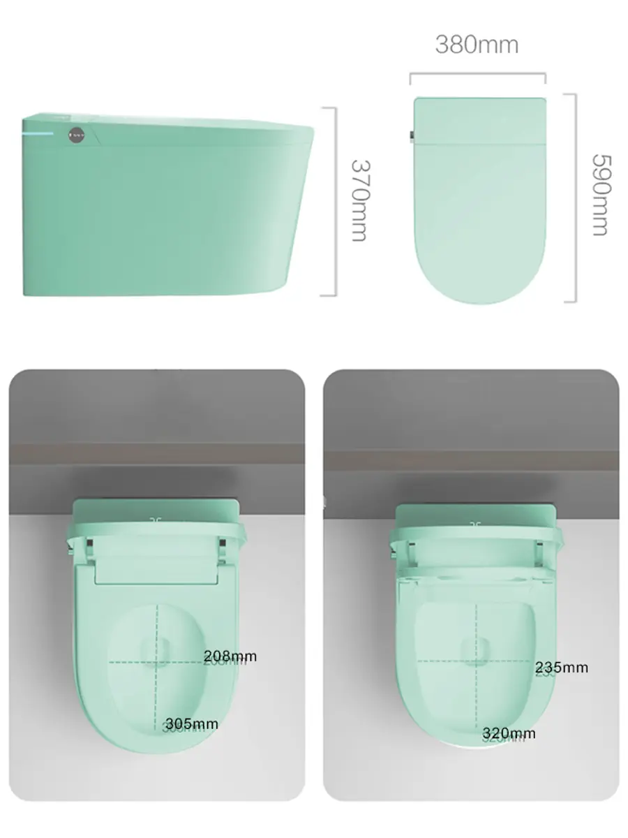 Унитаз смарт подвесной HAITEC HT-ESTPG02 (Tiffany)