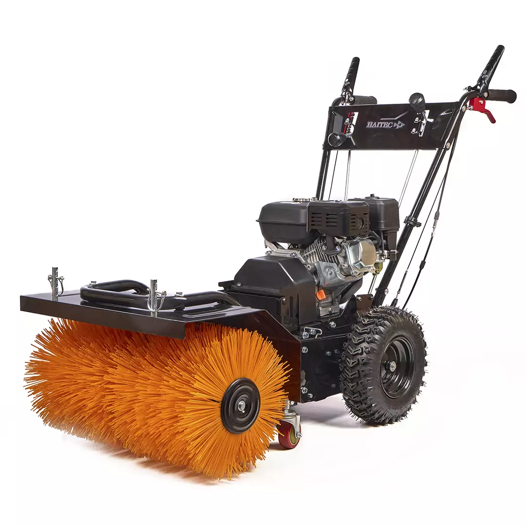 Машина подметальная HAITEC HT-KF196SET2 бензиновая 5,3л.с., 60 см с насадкой для уборки снега