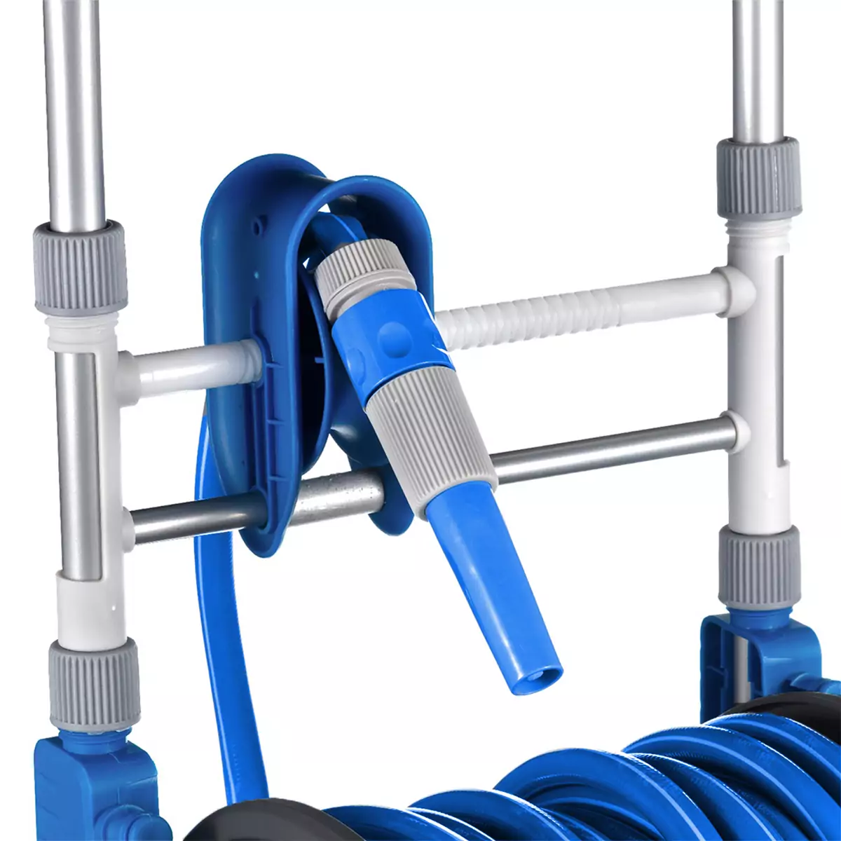 Катушка со шлангом с системой равномерной намотки HAITEC HT-WS45, 45м