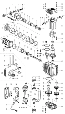 З/Ч для эл.Отбойного молотка HT-EPH2500 Шайба №21