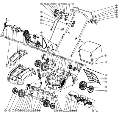 З.ч. д/электр. аэратора-скарификатораHT-VS138 крыльчатка №76
