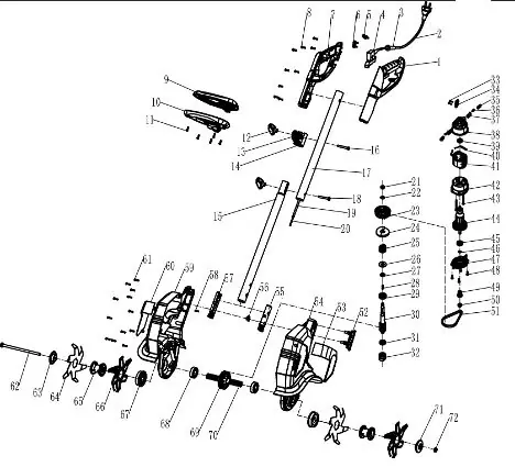 З/Ч для электр.культиватора HT-EAF120 Кабель силовой 220В(ПВХ) З/Ч для электр.культиватора HT-EAF120 Кабель силовой 220В(ПВХ)