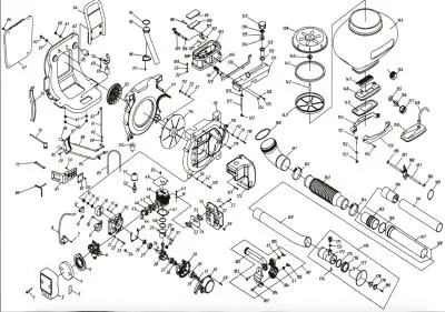 З/Ч для бенз. опрыскивателя HT-SP4T50 Трубка для распыления №58 З/Ч для бенз. опрыскивателя HT-SP4T50 Трубка для распыления №58