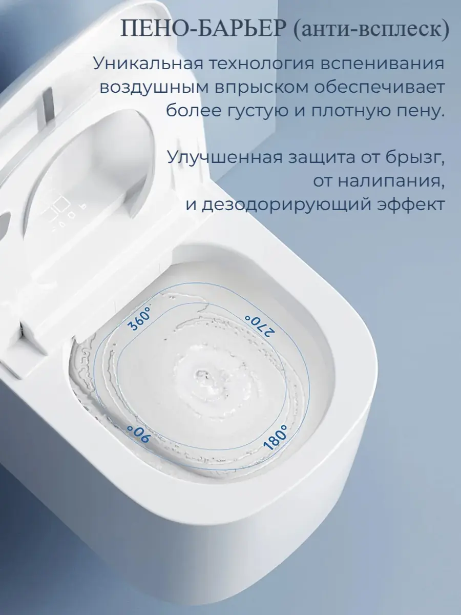 Унитаз смарт подвесной HAITEC HT-ESTY3WE