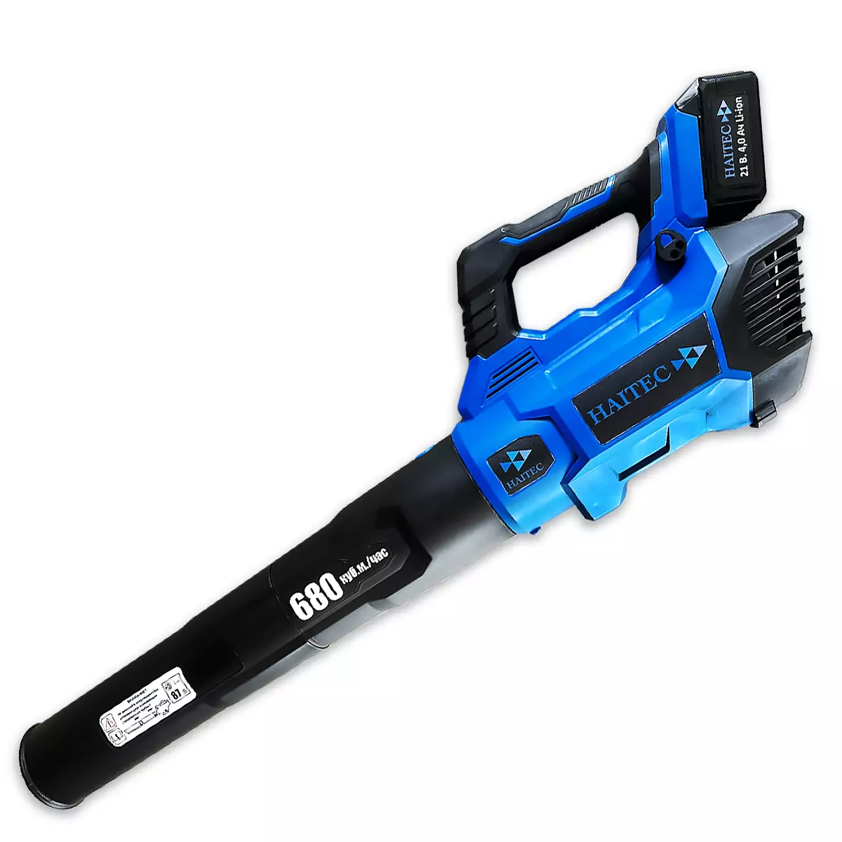 Воздуходувка аккумуляторная HAITEC HT-ALB680/4 21В 2х4 Ач