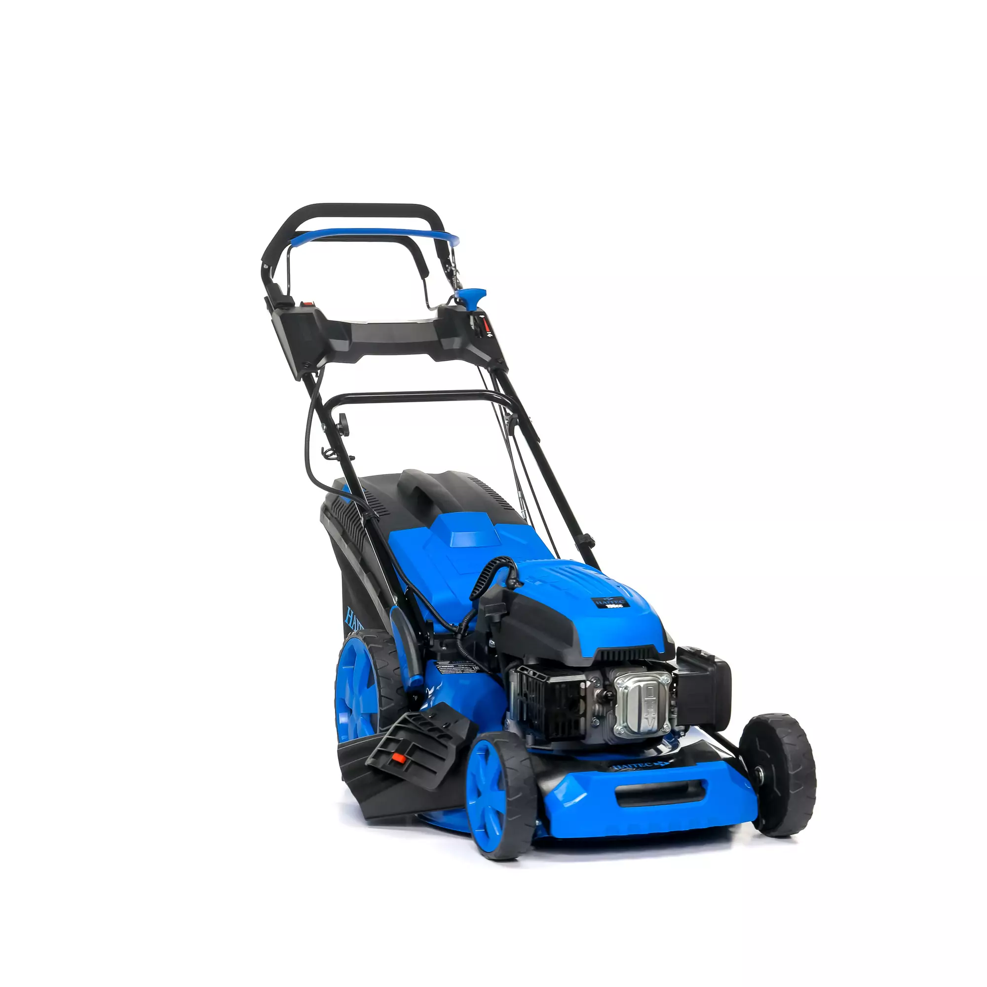 Газонокосилка HAITEC HT-RM462ES с электростартером, самоходная с регулировкой скорости, мульчирующая, 3,5 л.с. + запасной нож