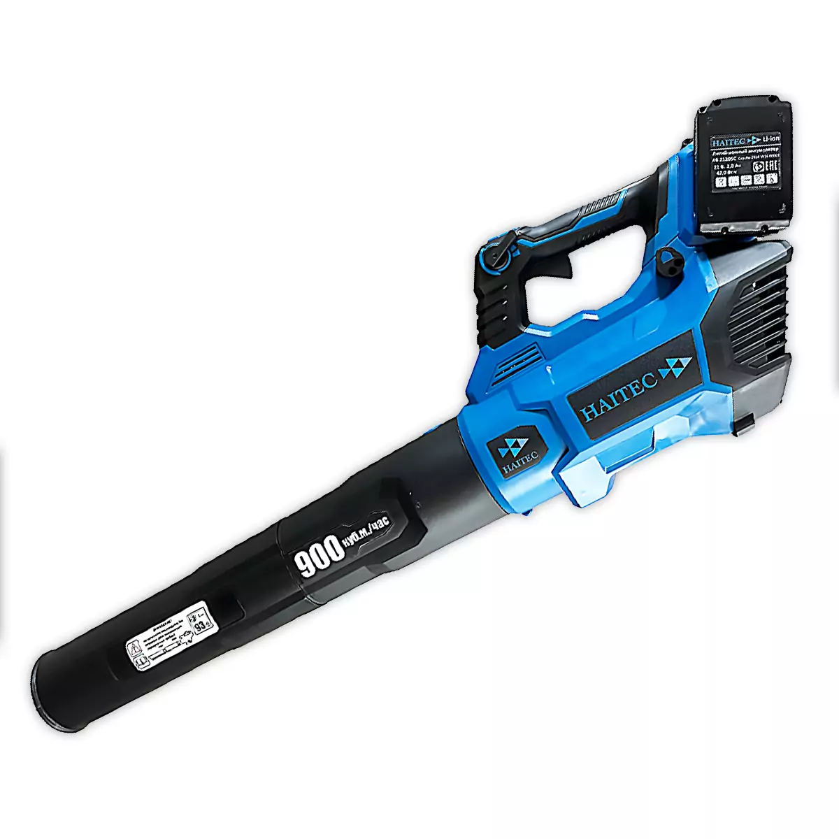 Воздуходувка аккумуляторная HAITEC HT-ALB900/2 42В 2х2 Ач