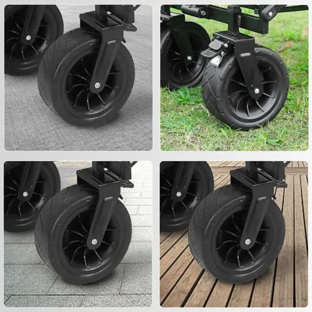 Тележка садовая складная HAITEC HT-СТ735B, 100 кг