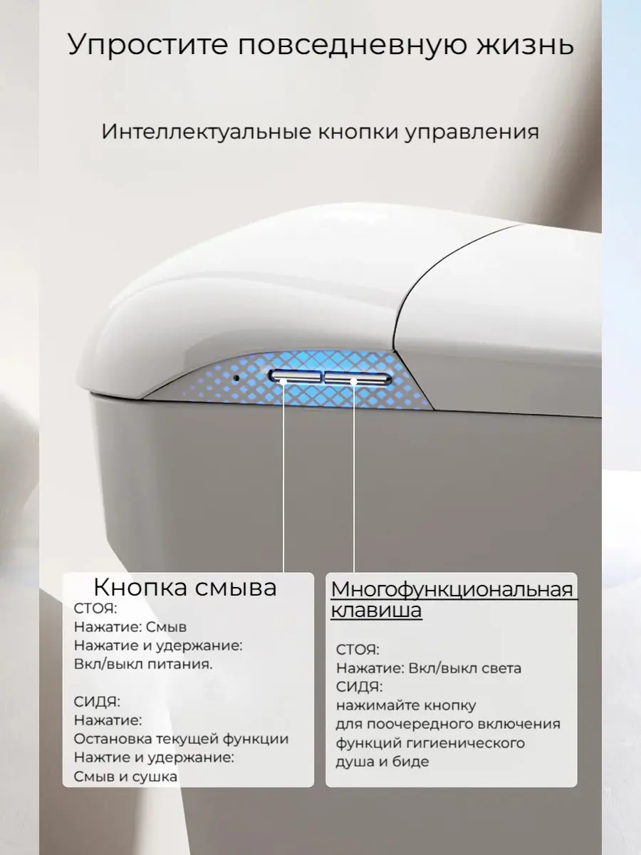 Унитаз смарт HAITEC HT-ESTE5E