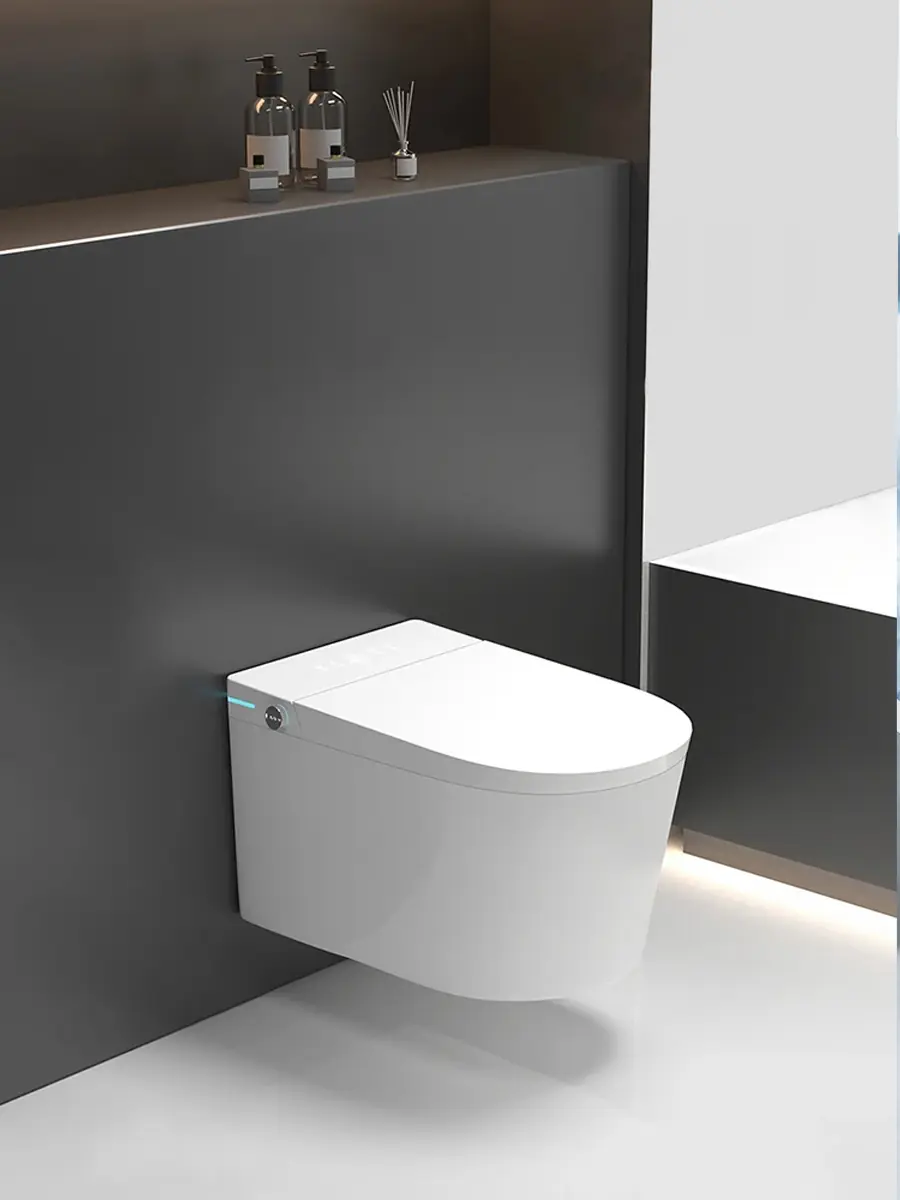 Смарт унитаз подвесной HAITEC HT-ESS556 автоматизированный с встроенным бачком