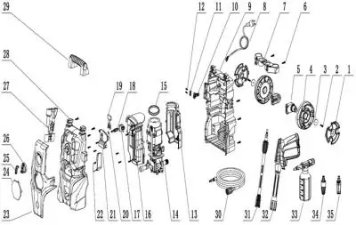 Запчасть HT-HDR1600 патрубок вых. + уплотнительное кольцо 14 (внеш. диаметр) x1,9 Запчасть HT-HDR1600 патрубок вых. + уплотнительное кольцо 14 (внеш. диаметр) x1,9