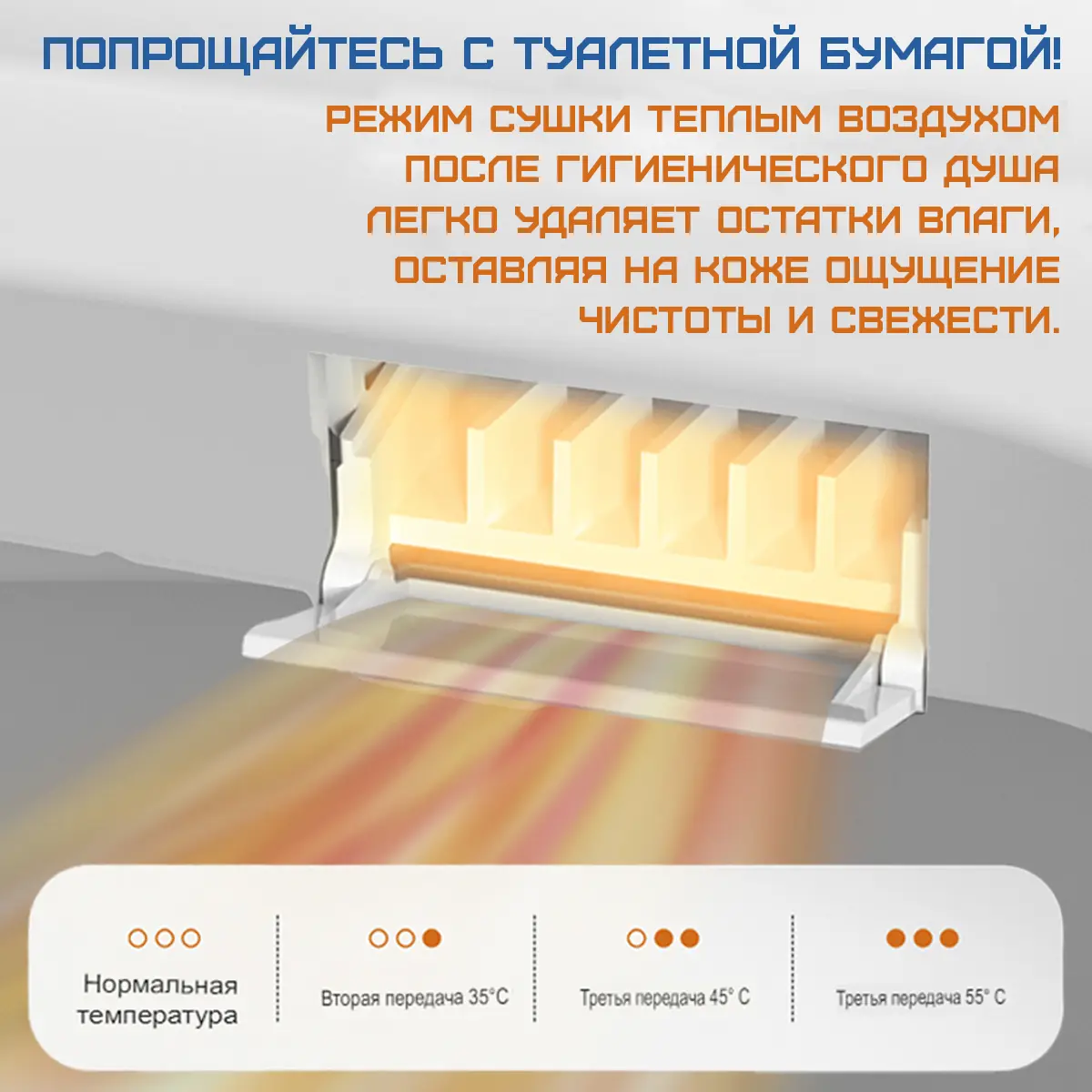 Смарт унитаз HAITEC HT-ESTA06 электронный автоматизированный 