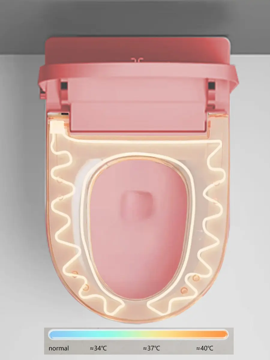 Унитаз смарт подвесной HAITEC HT-ESTPG02 (Pink) Унитаз смарт подвесной HAITEC HT-ESTPG02 (Pink)