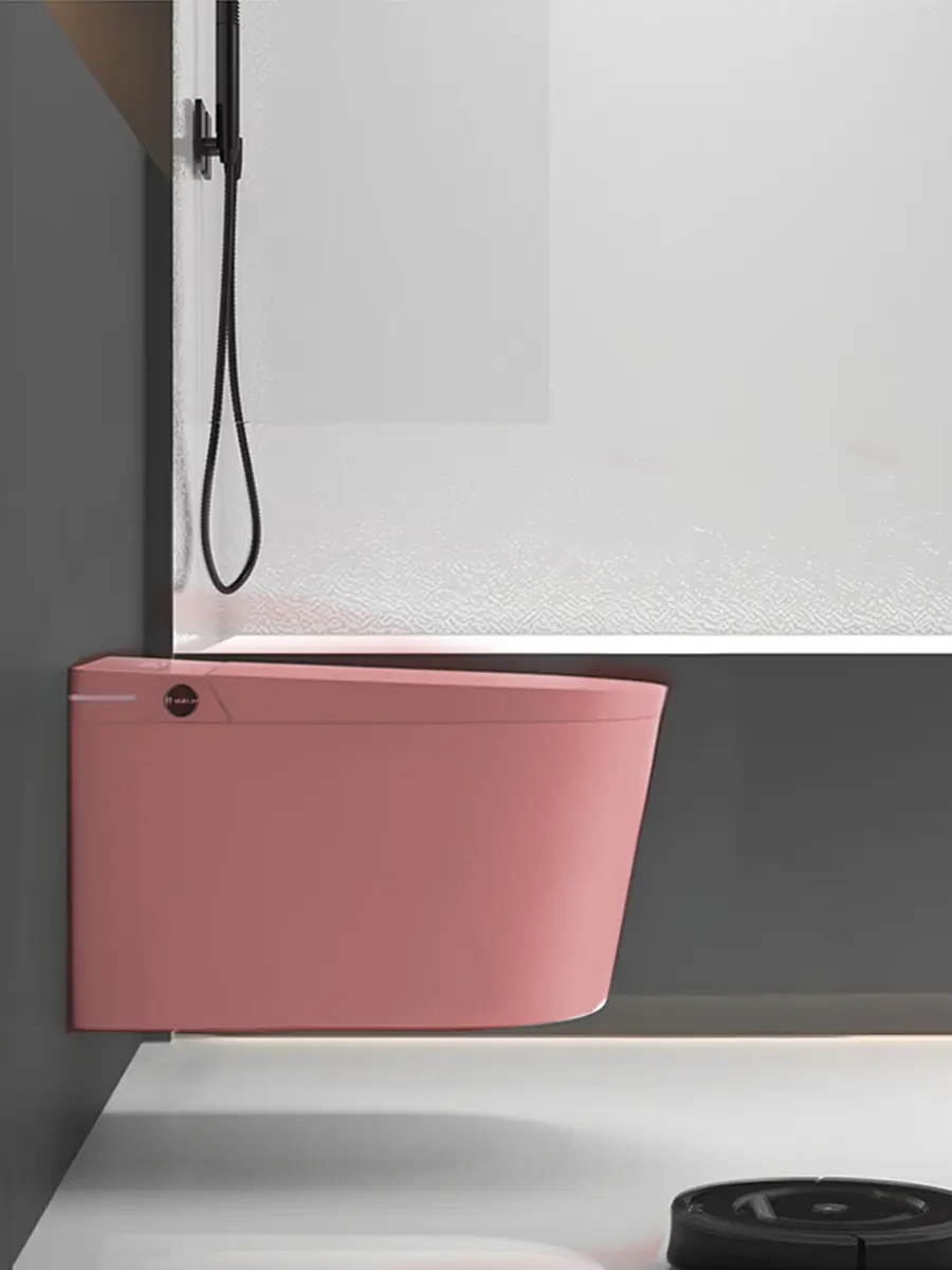 Унитаз смарт подвесной HAITEC HT-ESTPG02 (Pink) Унитаз смарт подвесной HAITEC HT-ESTPG02 (Pink)