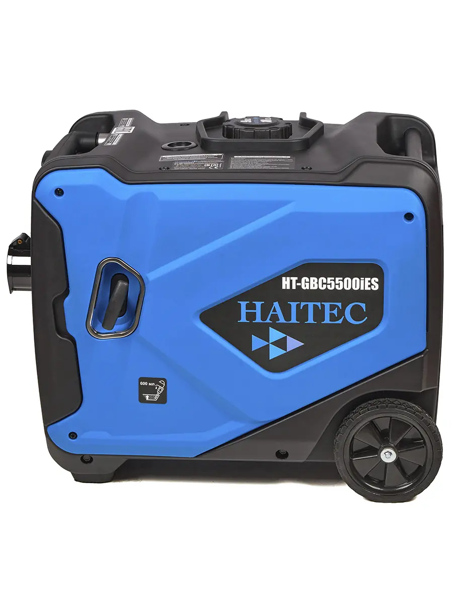 Генератор бензиновый HAITEC HT-GBС5500IES 5500 Вт инверторный кемпинговый с электростартом Генератор бензиновый HAITEC HT-GBС5500IES 5500 Вт инверторный кемпинговый с электростартом