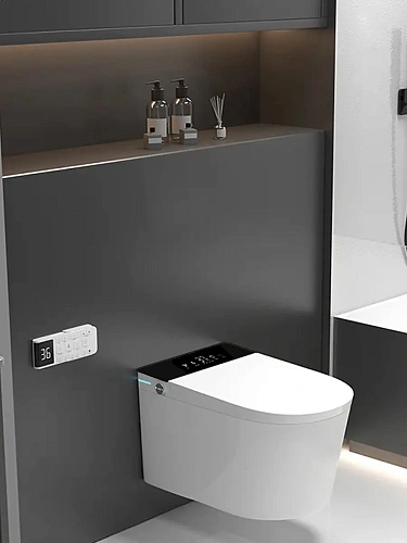 Смарт унитаз подвесной HAITEC HT-ESTPG02 автоматизированный с встроенным бачком