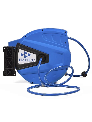 Катушка инерционная автоматическая со шлангом HAITEC HT-WSA40, 40м