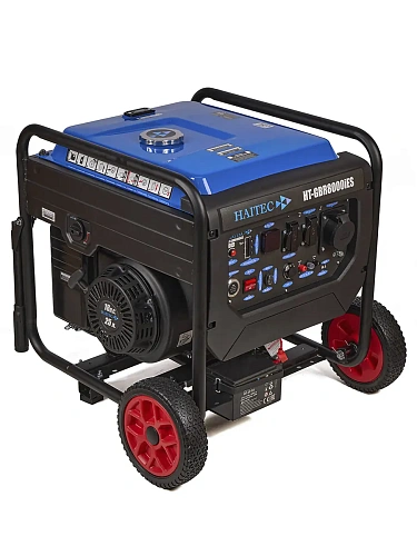 Бензиновый инверторный генератор HAITEC HT-GBR8000IES 8000 Вт с электростартом и ATS разъемом